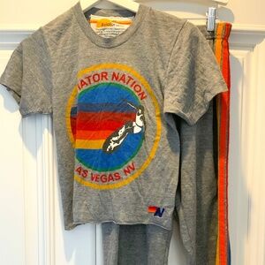 AVIATOR NATION SHIRT & JOGGERS as a set